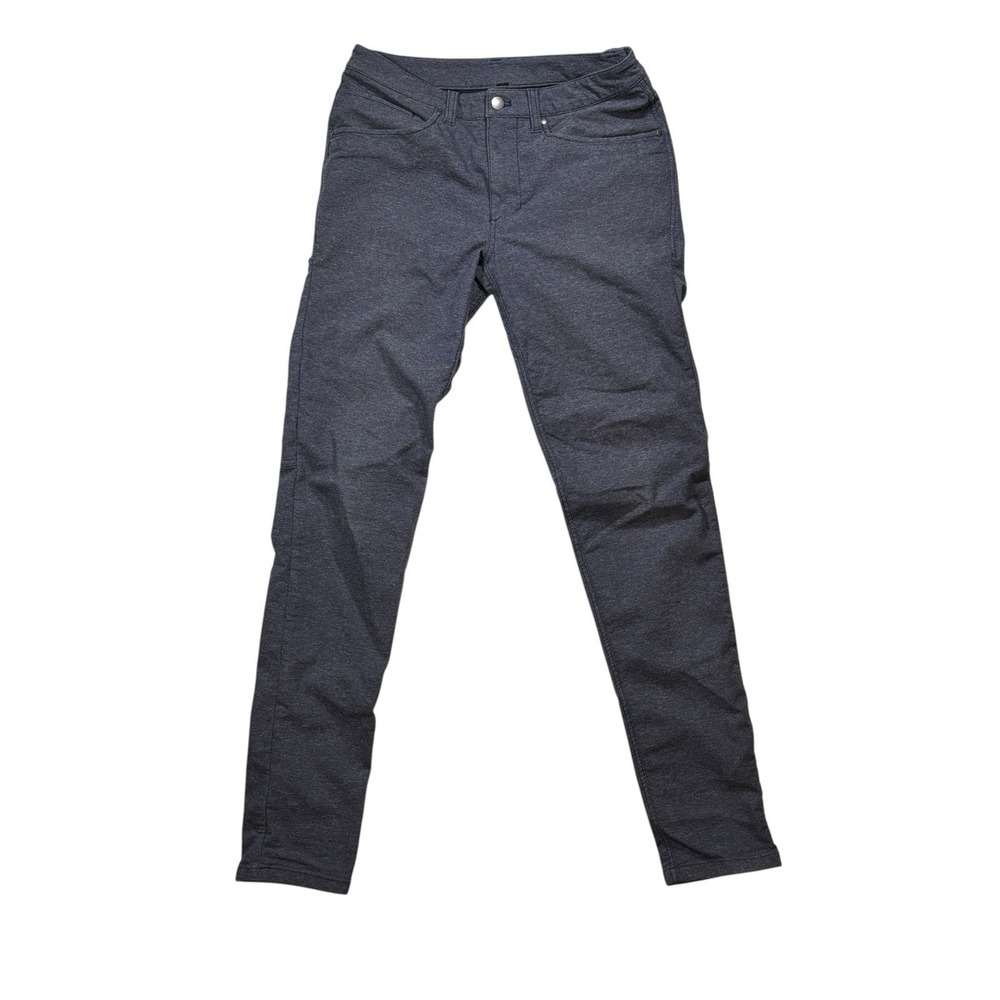 Lululemon Mens  ABC Pants 28 X 32 Slim Tech‎ Canvas Heather Blue Preppy Casual